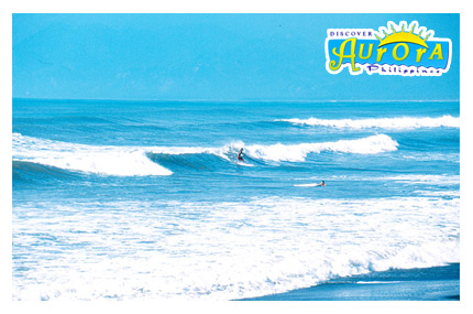 Surfing at Sabang Beach