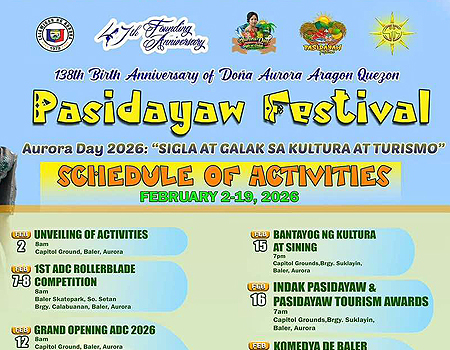 Pasidayaw Festival 138th Birth Anniversary of Doña Aurora Aragon Quezon